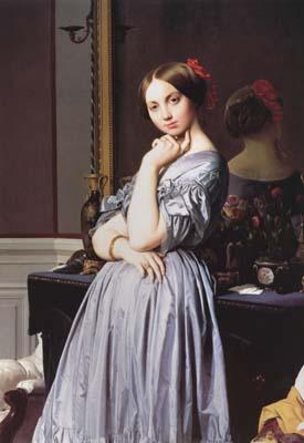 Jean Auguste Dominique Ingres Portrait of Vicomtesse Louise-Albertine d'Haussonville (mk04) Sweden oil painting art